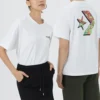 Tricou Star Chevron Mărimi asiatice „Alb”