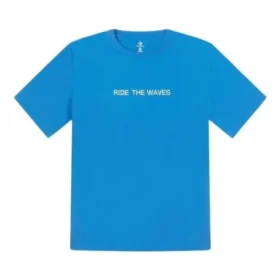 Tricou Summer Verbiage Mărimi asiatice „Albastru”