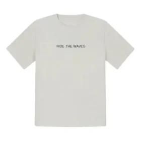 Tricou Summer Verbiage Mărimi asiatice „Gri deschis”