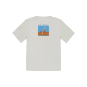 Tricou Summer Verbiage Mărimi asiatice „Gri deschis”