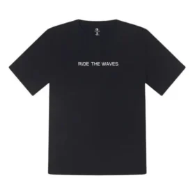 Tricou Summer Verbiage Mărimi asiatice „Negru”