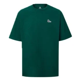 Tricou unisex Chuck cu broderie, tricotat, verde