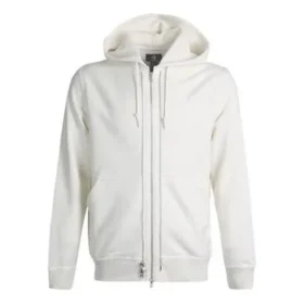 Tricouri casual cu glugă, cu fermoar integral, unisex, albe