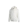 Tricouri casual cu glugă, cu fermoar integral, unisex, albe