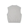 Vestă din tricot dublu twill, mărimi asiatice „Gri”
