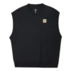 Vestă din tricot dublu twill, mărimi asiatice „Negru”