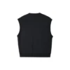 Vestă din tricot dublu twill, mărimi asiatice „Negru”