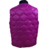 Vestă matlasată din puf, mărimi asiatice „Purple”
