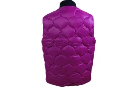 Vestă matlasată din puf, mărimi asiatice „Purple”
