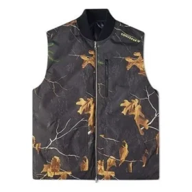 Vestă reversibilă cu imprimeu Realtree, mărimi asiatice „Negru”