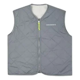 Vestă reversibilă Sherpa Mărimi asiatice „Gri”